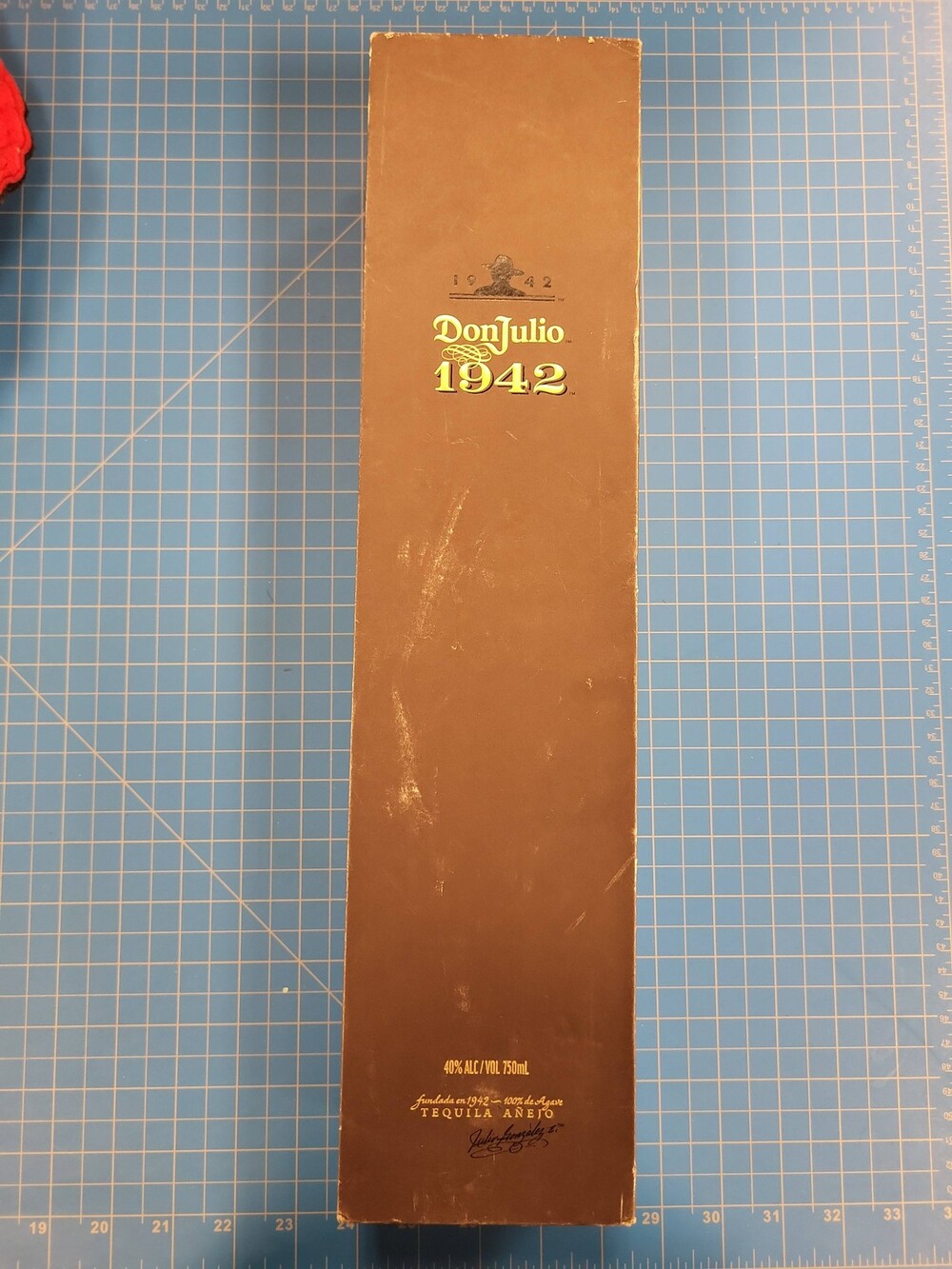 Don Julio 1942 Tequila Anejo 750ml Empty Bottle with Original Box Collectible